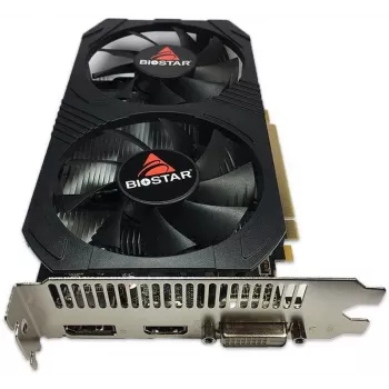 BIOSTAR Radeon RX 560 Gaming OC VA5615RF41 Graphics Card, 4 GB GDDR5, 128-bit, PCIe 3.0, 1175 MHz