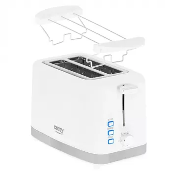 Camry CR 3219 Toaster, 650 W, 2 slots, 6 browning levels, White