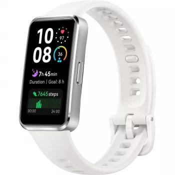 Huawei Band 10 55020ELM activity tracker, 3.73 cm (1.47 inch) AMOLED touchscreen, 368 x 194, Bluetooth 5.0 LE, water resistant to 50 m, White