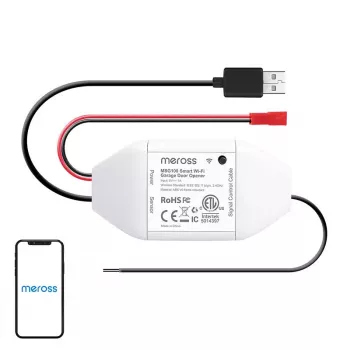 Smart Garage Door Switch Meross MSG100HK HomeKit compatible — Wi‑Fi control for single garage door