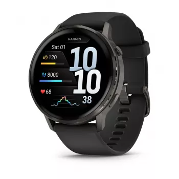 Garmin Venu 4 smartwatch, 45 mm, 1.4 inch AMOLED, GPS, black
