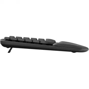 Logitech Wave Keys keyboard Office RF Wireless + Bluetooth QWERTY US International Graphite