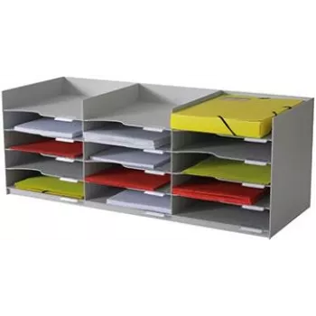 Desk tray organizer PaperFlow 535.02 Grey