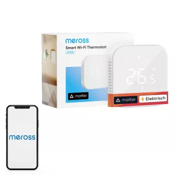 Smart thermostat Meross MTS215MA (Wi‑Fi, Matter, EU) for home heating control