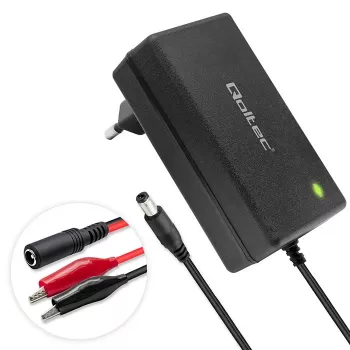 Battery charger QOLTEC 12V 2A 24W model 52661