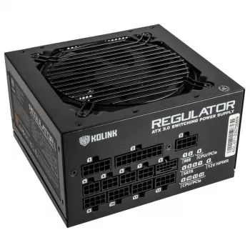 Kolink Regulator 80 PLUS Gold PSU, ATX 3.0, PCIe 5.0, modular - 1000 Watts