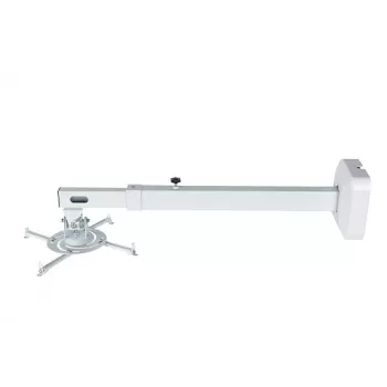 Wall mount AVTEK WallMount Next 1200 — steel, white, telescopic, 360° swivel, tilt ±42°, max load 20 kg