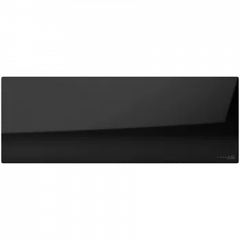 AENO Premium Eco Smart Heater, 700W, Tempered glass, Infrared+convection heating type, Led display Plug type: Europe (E/F type), BLACK