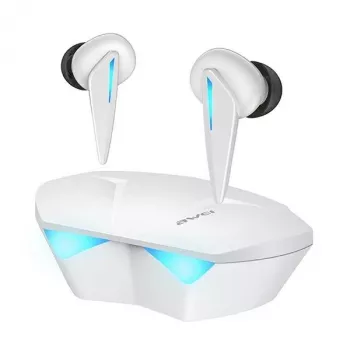 earbuds Awei T23 wireless Bluetooth 5.0 USB water resistance white