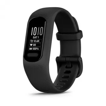 Garmin vívosmart 5 activity tracker, size L, OLED touchscreen 88 x 154, Bluetooth, ANT+, GPS, silicone band, Black