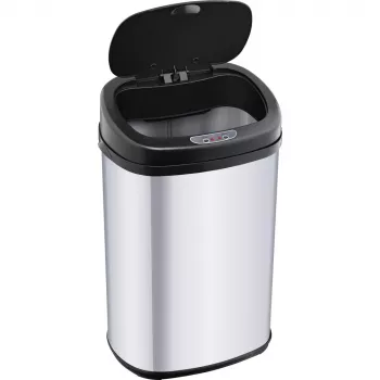 Trash can LAMART LT8021 stainless steel pedal, motion sensor, 30 L, 34×25×54 cm