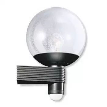 Outdoor wall light Steinel L 400 S E27 — 1 bulb, E27 fitting, Class II, black