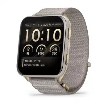 Smartwatch GARMIN Venu X1 — 5.08 cm (2 inch) AMOLED 448×486 px, Touchscreen, Wi‑Fi, GPS, Nylon band, 34 g
