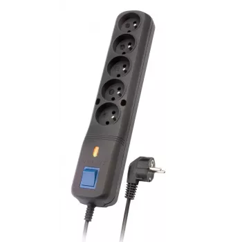 Lestar 5w Lv-530wa, surge protector, 1.5m, Black Lv-530w G-a K. Cz 1,5m