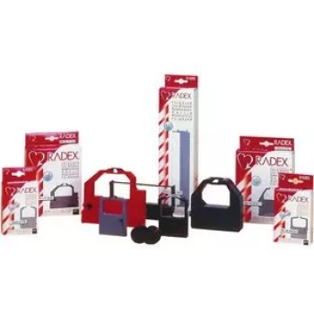 Kores G008NSSR Ink Ribbon, Group 8 D, Silk, Black/Red
