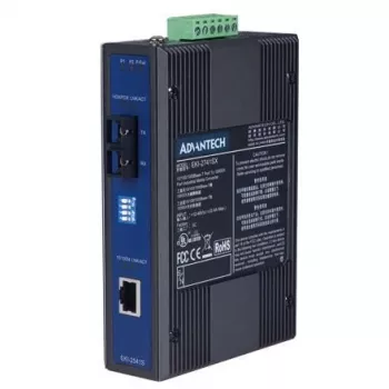 Media converter ADVANTECH EKI-2541S-AE — Ethernet 10/100 Mbps to single-mode fiber, 1 fiber port