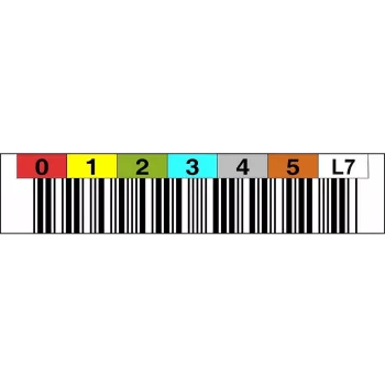 Label rolls ASTAR LTO7200299 — LTO7 barcode labels, horizontal orientation