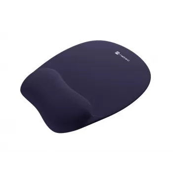 Natec Chipmunk mouse pad with wrist rest, memory foam, 230x200 mm, Navy blue
