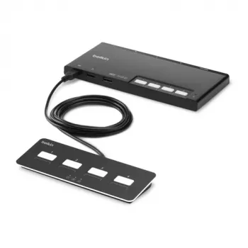 Belkin Modular Secure - KVM-switch - 4 x KVM-port(ar)