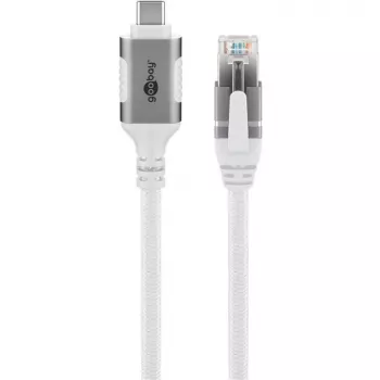 Goobay 74176 - Network Adapter Cable USB 3.1 Type C Gigabit Ethernet 2 m - Network Card - 1.000 Mbps (74176)