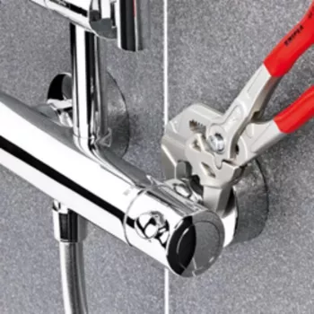 Knipex pliers key 250 nickel PVC polished jaws