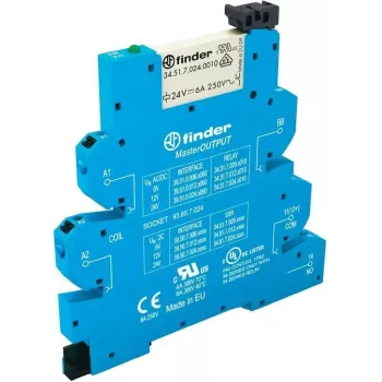 Finder MasterOutput slim coupling relay for DIN-Rail 39.51.8.230.0060 1 Normally Open Contact 6 A 1 pc(s) (39.51.8.230.0060)
