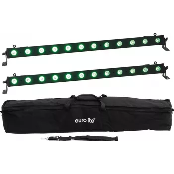 LED Bar Set EUROLITE 20000663 2x 12 QCL RGB UV - stage lighting bars