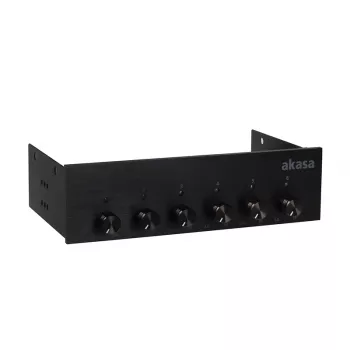 Fan Speed Controller Akasa AK-FC-08BKV2 Black 6 Channels