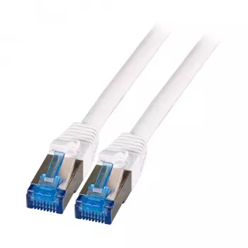 EFB-Elektronik RJ45 Patch Cable Cat.6A S/FTP TPECat.7 Raw Cable superflex White 0,15m Manufacturer: EFB Elektronik (K5525FWS.0,15)