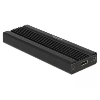 Delock 42600 External Enclosure for M.2 NVMe PCIe SSD, USB 3.2 Gen 2 (10 Gbps) Type-C, Black