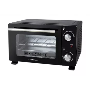 Esperanza EKO007N Calzone mini oven, 10 L, 800 W, black