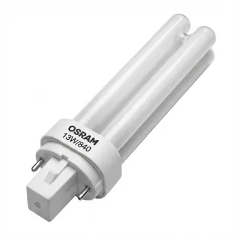Osram DULUX D/E fluorescent bulb 13 W G24q-1 Cool white 900 lm