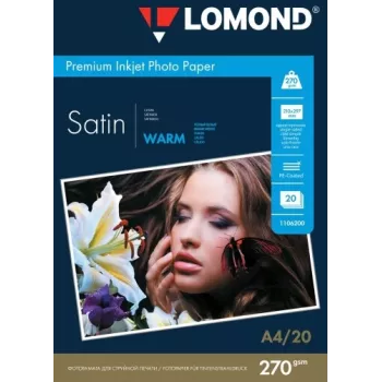 Photo paper Lomond Premium Satin 270 g/m² A4 – 20 sheets