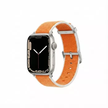 Replacement Armband GUAN Premium Pro for Apple Watch — Orange/White — Fits 38/40/41/42 mm