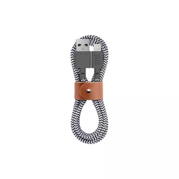 Native Union Belt Cable XL USB-C to Lightning, 3 m, Zebra