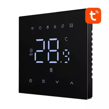 Smart thermostat Avatto WT410-BH-3A-B WiFi for gas boiler, 3A relay