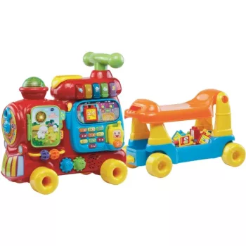 VTech Baby 80-181904 ABC Railway Ride-On, 4 Wheels, 12-36 Months