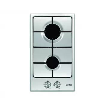 Built-in gas hob Simfer H3.200.VGRIM, 2 zones, rotary knobs