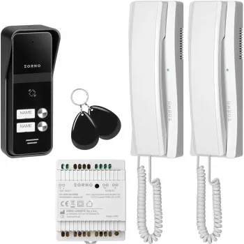 Intercom ORNO OR-DOM-BA-936ZD/W 2-wire/2-family