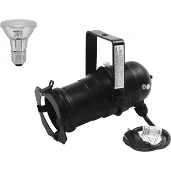 Eurolite Set PAR-20 Spot Black with PAR-20 230V SMD 6W E27 LED 6500K Lamp