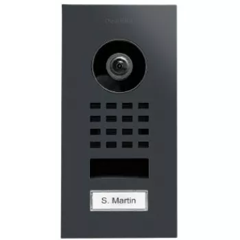 Underwall-mount IP Video Door Station DoorBird D1101V — RAL 7016 finish