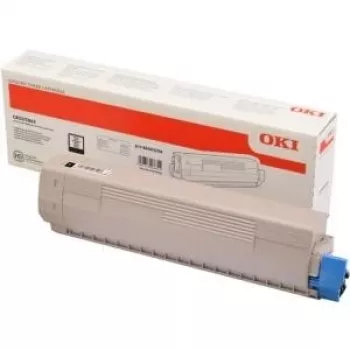 OKI 46443120 Black Toner Cartridge for ES8433dn, 10,000 pages