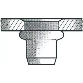 Rivet Nut GESIPA St M6x9x15.5 Small Head KS, grip 0.25–3.5 mm, pack of 250