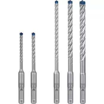 Bosch Expert SDS-plus-7X Hammer Drill Bit Set, 5 pieces, 5/6/8/10 mm
