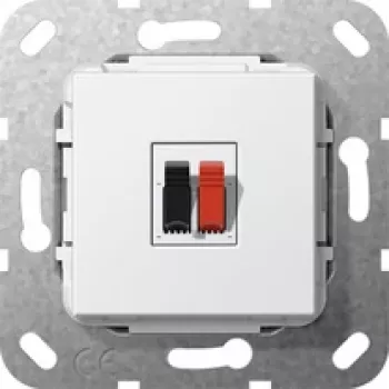 GIRA Speaker Connector Single-gang 569203 Insert pure white 569203 (569203)