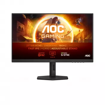 AOC G4 Q27G4XF computer monitor 68.6 cm (27 inch) 2560 x 1440 pixels Quad HD LED Black, Grey