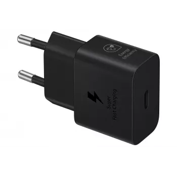 Charger Samsung EP-T2510 25W USB‑C Indoor Fast Charging, Black, 1 m cable