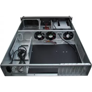 Server Case Inter-Tech IPC 2U-2098-SL Rack Black