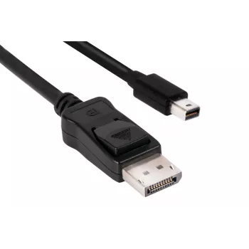 Club 3D CAC-1115 Mini DisplayPort 1.4 to DisplayPort 1.4 Cable, HBR3, 8K60Hz, 2 m, Black