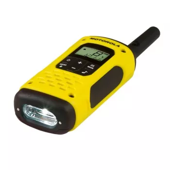 Motorola Talkabout T92 H2O walkie-talkie, 16 kanaler, 446,00625–446,19375 MHz, svart, gul
